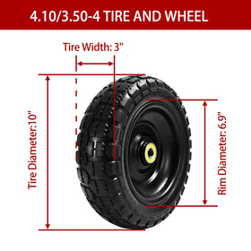 LTNICER flat-free tire bearing system for smooth operation