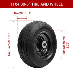 LTNICER tire tread detail highlights grip for uneven lawn surfaces