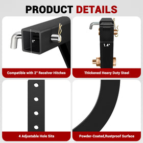 LTSEAME sturdy hitch connection for stable field use.