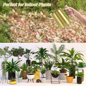 LTSUMI indoor-outdoor decorative watering can blending with home decor.