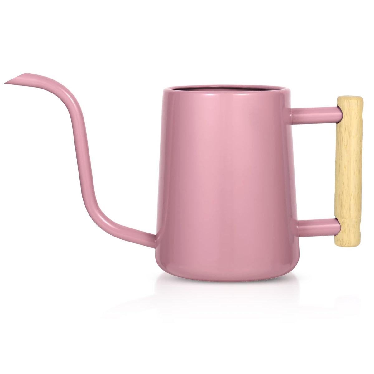 LTSUMI indoor 35oz pink watering can for precise potted plant watering