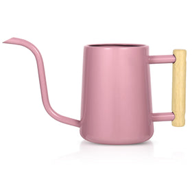 LTSUMI indoor 35oz pink watering can for precise potted plant watering