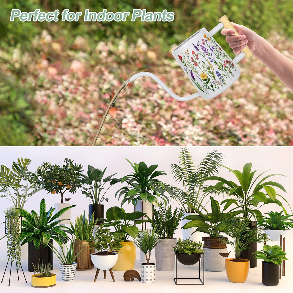 LTSUMI 1000 ml capacity suits daily plant care.