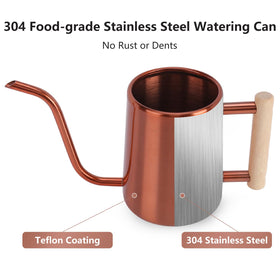 LTSUMI matte black watering can designed for indoor and outdoor use