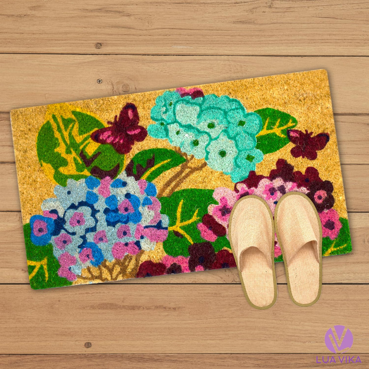 Lua Vika doormat easy-cleaning surface supports quick upkeep after visits
