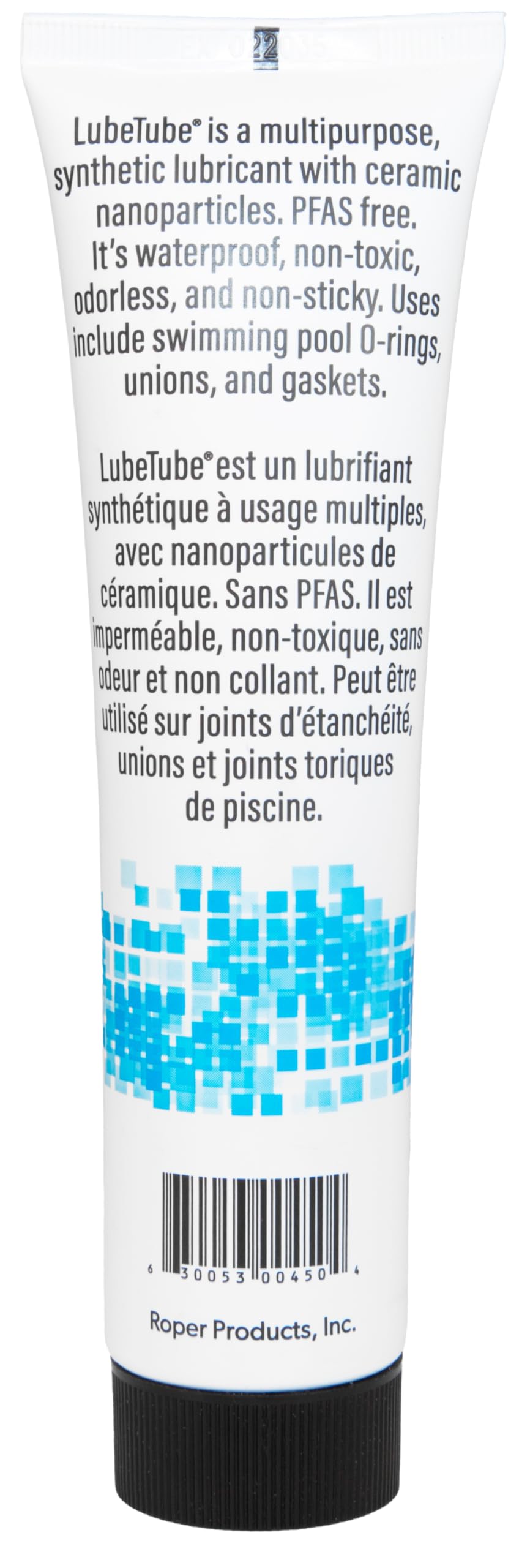LubeTube biodegradable formula protects O-rings without staining.