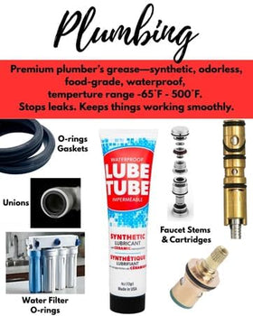 LubeTube USA-made pool grease trusted by pros on equipment.