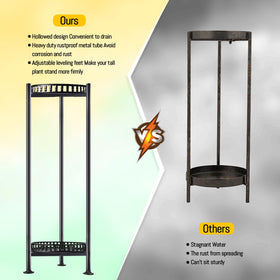 LUBORN thick metal tube construction provides stability on varied surfaces