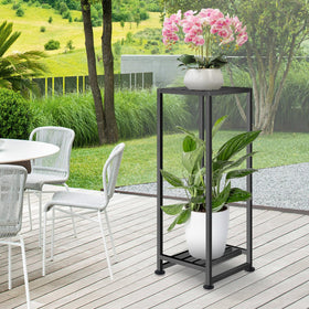 Luborn indoor setup with plants on decorative pedestal