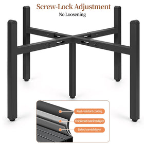 LUBORN screw pads protect floors and prevent scratches.