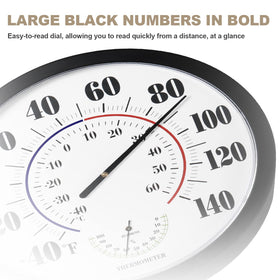 LUBYBG hygrometer measures humidity from 0 to 100% RH