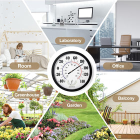 LUBYBG thermometer displays Celsius and Fahrenheit for versatile use