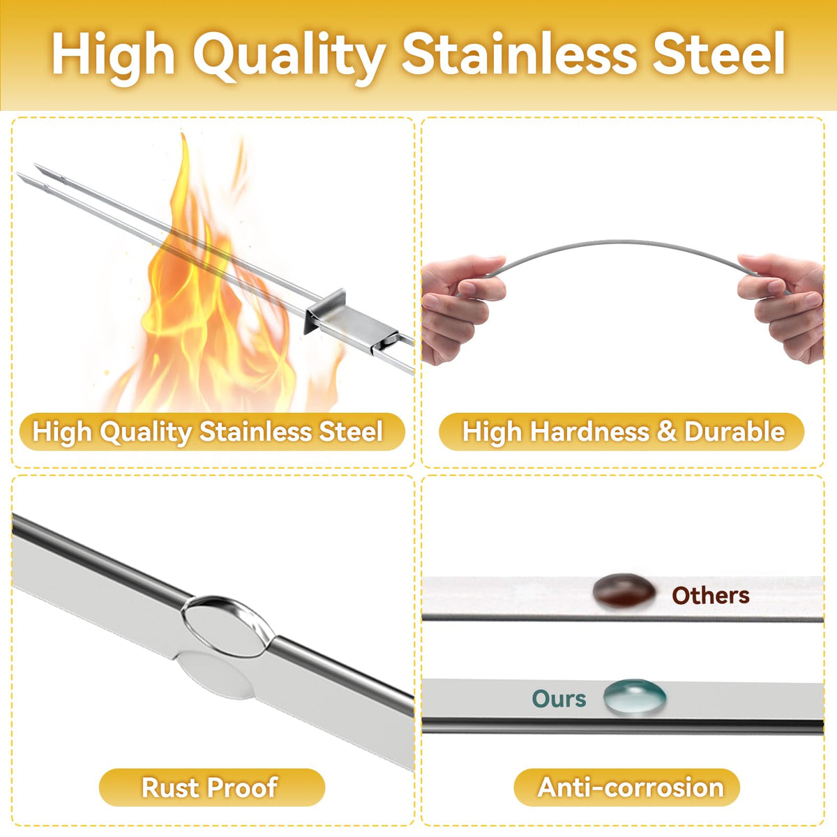 Lucalda smooth-clean surface makes cleanup quick after every BBQ.