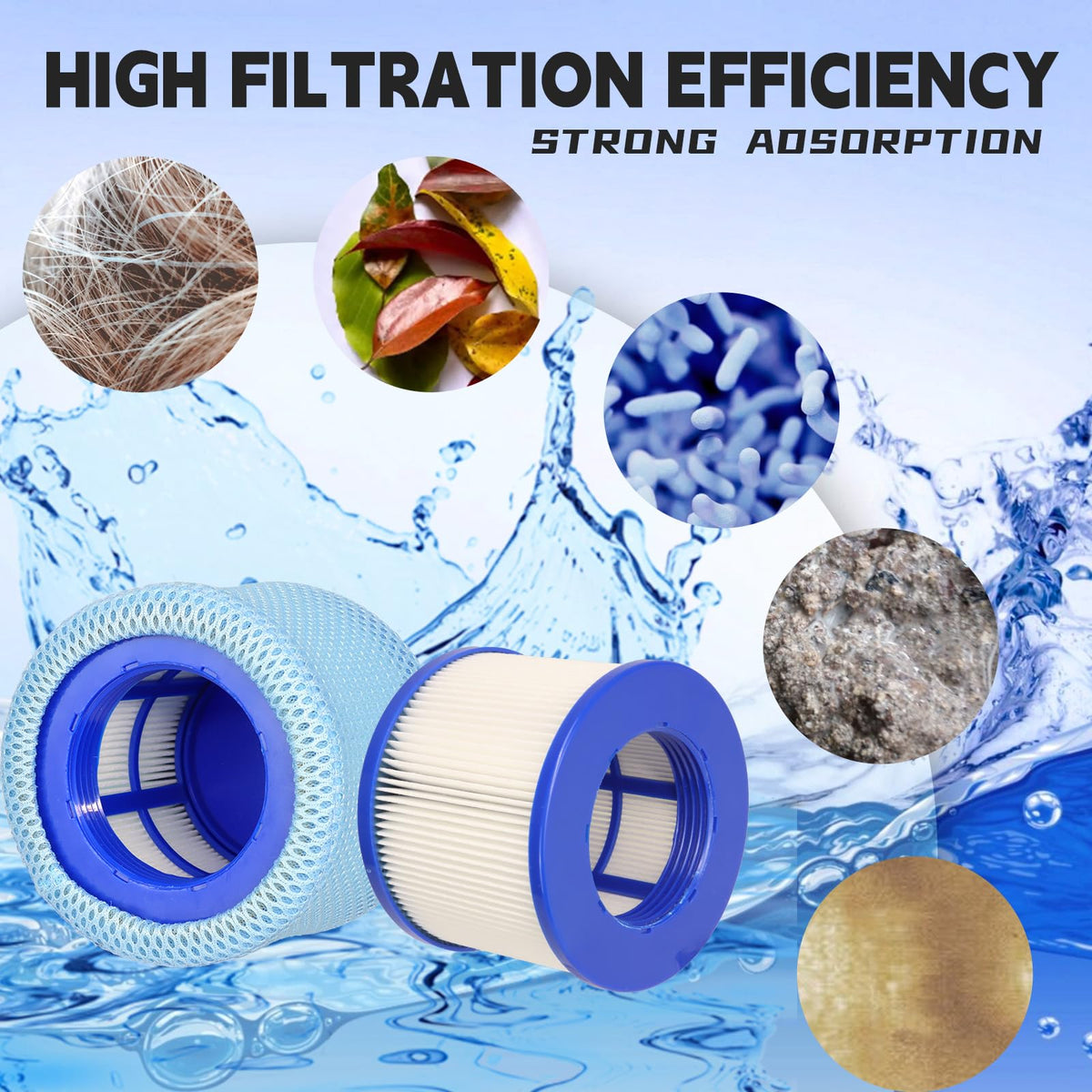 Bundle includes extra mesh bag for convenient maintenance.