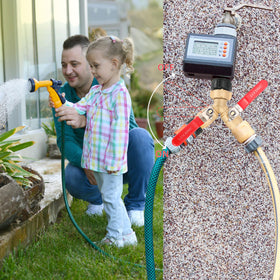 Lucdnc Durable water-flow control for gardens and outdoor tasks.