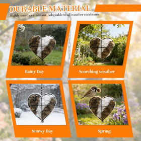 Lucift alpaca fiber nest material holder supports nesting.