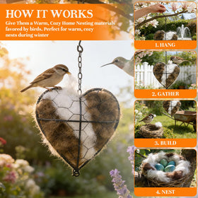 Lucift hummingbird house nest box designed for outdoor use.