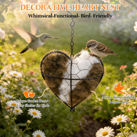 Lucift outdoor garden art birdhouse enhances yard décor.