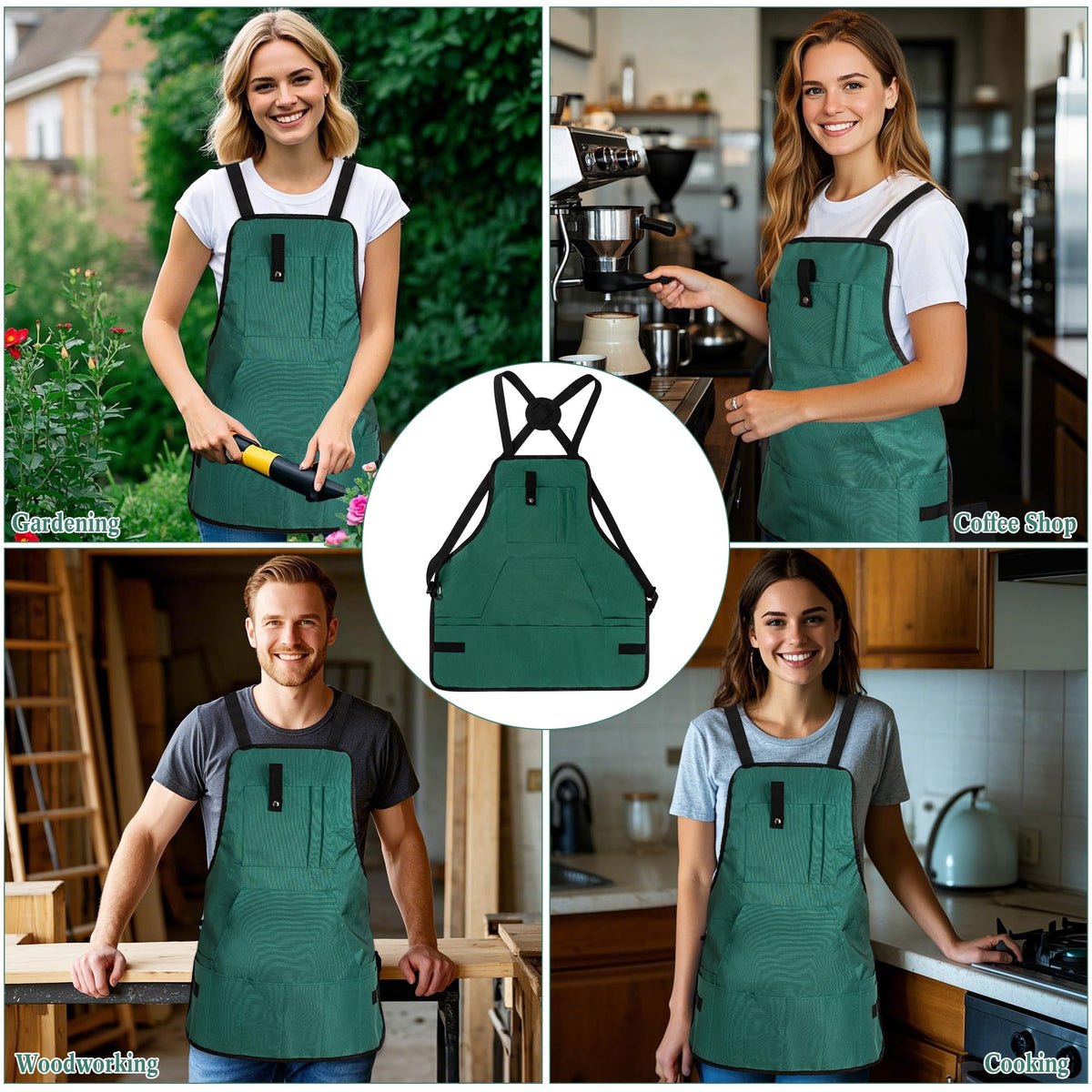 LUCKIPLUS perfect gift for garden lovers with practical pockets