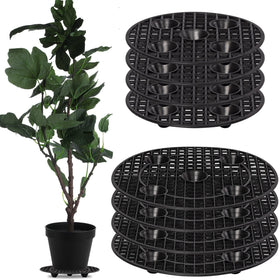 LUCKIPLUS plant elevator 7.9-inch diameter lifts pots and shields floors.