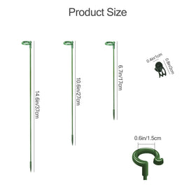 Luckjuju fiberglass-stakes provide sturdy support in the garden