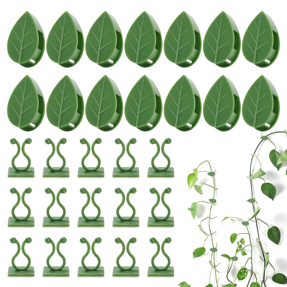 LUCKJUJU leaf-shaped wall clip blending with green vines