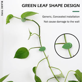 LUCKJUJU vines-clip on wall guides plant growth while remaining barely visible.