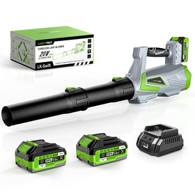 LUCKYTECH leaf blower 720CFM with Turbo mode for fast yard cleanup
