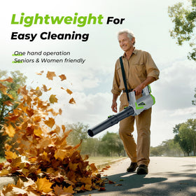 LUCKYTECH leaf blower lightweight design for easy handling
