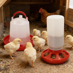 Lucky Farm poultry waterer disassemble design simplifies cleaning.
