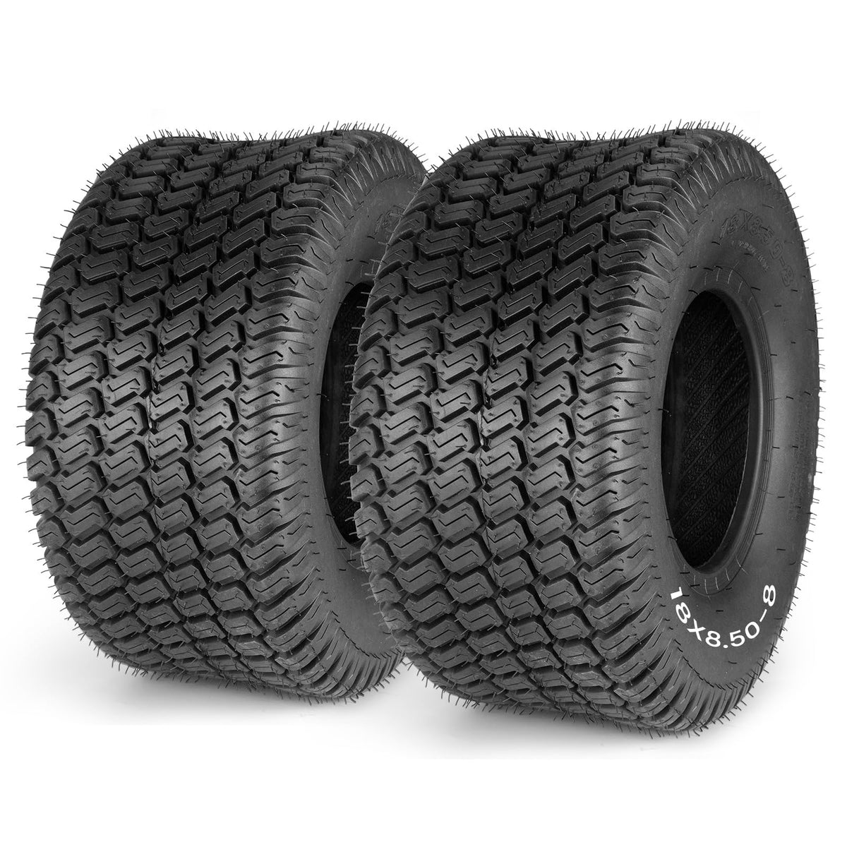 Lucky Seven 18x8.50-8 installation tip showing bead seating guidance.