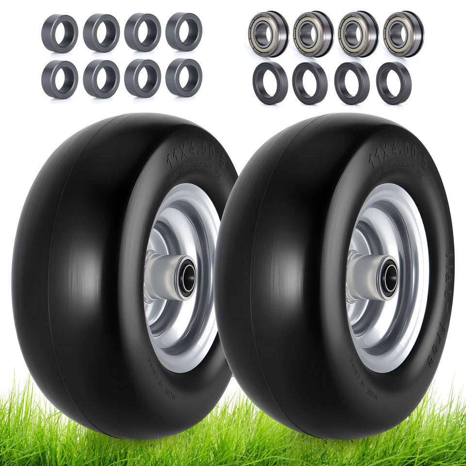 Lucky Seven flat-free tire and wheel assembly boosts mower reliability for zero-turns.