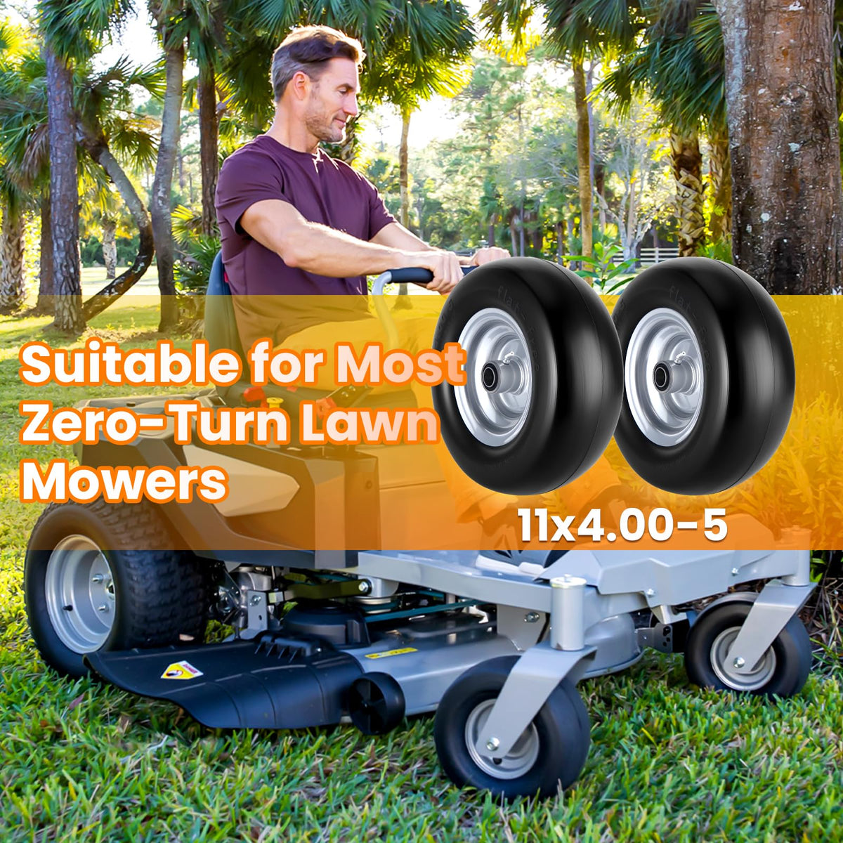 Lucky Seven pre-lubricated bearings and spacers enable quick bolt-on installation.