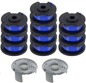 Lucky Seven pre-wound spool ready for fast lawn maintenance.