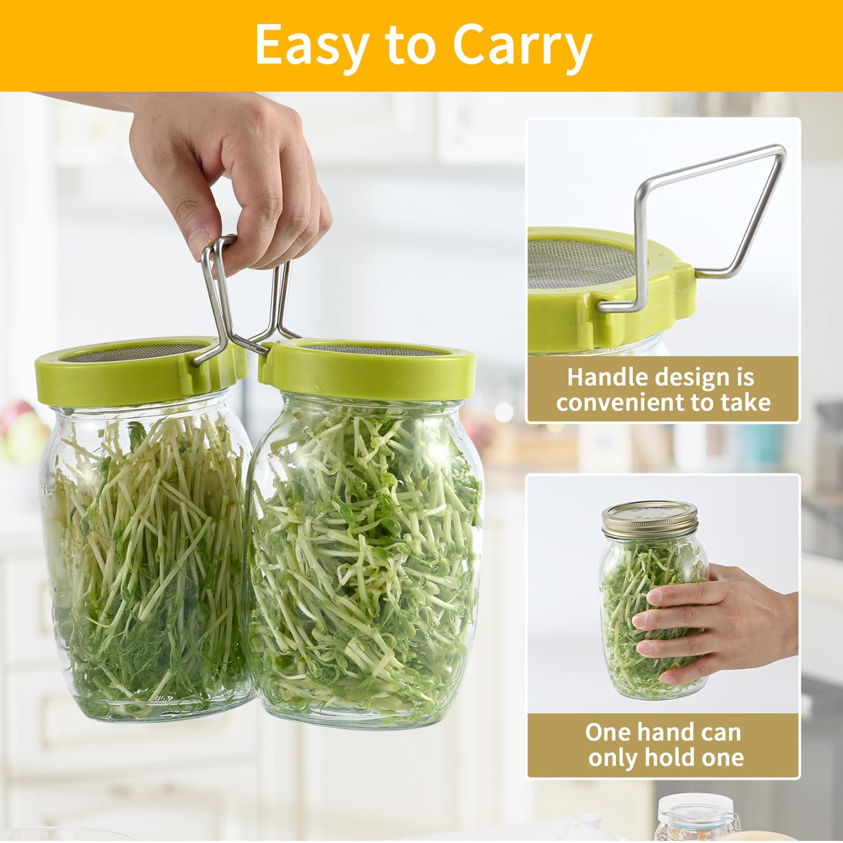 Luckyriren tilted lid at 45 degrees promotes drainage and airflow