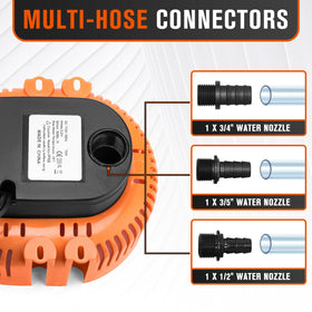 LuckySlycycyc pond and tub water removal pump for efficient draining