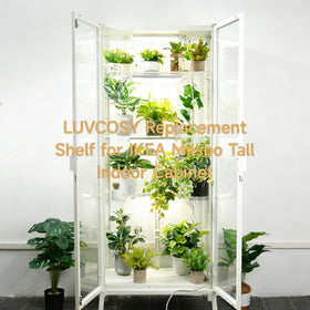 LUVCOSY Milsbo tall greenhouse shelves ready to install.