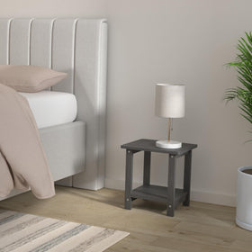LUE BONA two-tier design adds extra storage for drinks and books