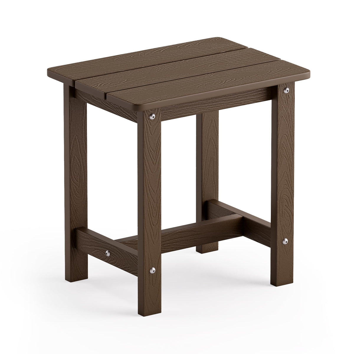 LUE BONA outdoor side table beside a patio chair for drinks