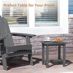 LUE BONA table used indoors or outdoors as versatile accent