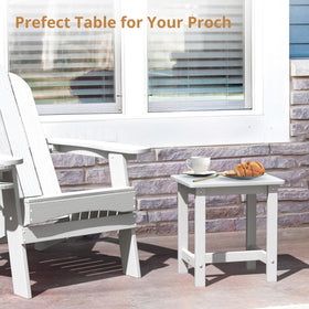 LUE BONA small outdoor table is easy to clean and maintain.
