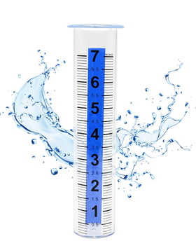 Lueudu crack-resistant, cold-weather rain gauge tube designed for year-round yard use.