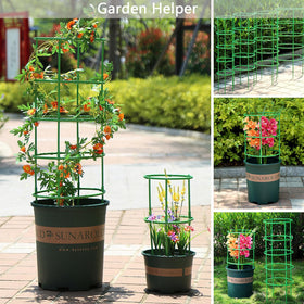 Luexian ABS plastic stake durable green blend for weatherproof use.