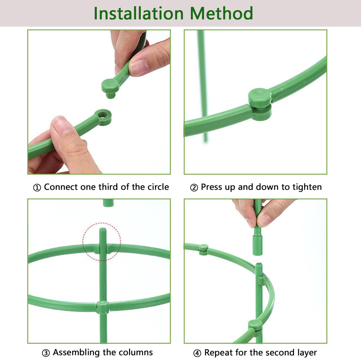 Luexian wind and rain protection stake reduces plant movement.