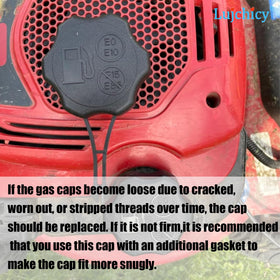 Lujchicy 594061 tethered cap facilitating attachment to engine