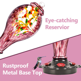 LUJII see-through reservoir lets you monitor nectar quickly.