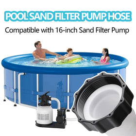 Lukdin flexible corrugated pool hose design reduces kinking and maintains flow