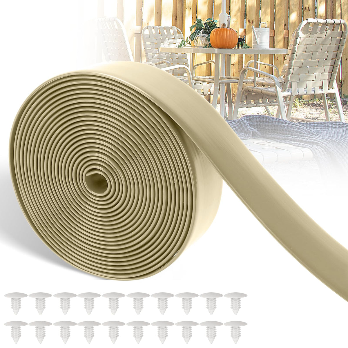 LukLoy driftwood strap 2in 20ft for durable outdoor chair repairs
