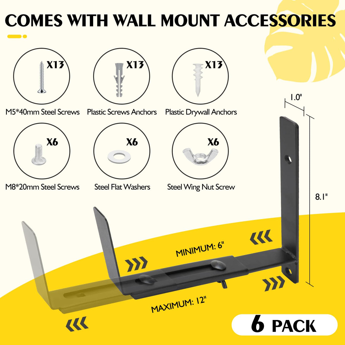 LukLoy window brackets offer easy installation with included hardware.