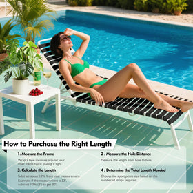 2 inch wide LukLoy strap offers sturdy support during installation.